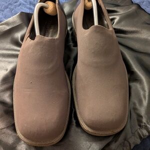Donald J. Pliner Chocolate Brown Slip-On Loafers